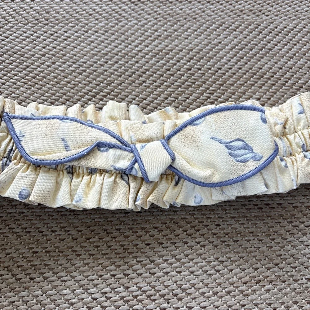 Longaberger Large Garter Shoreline Fabric NEW!!!